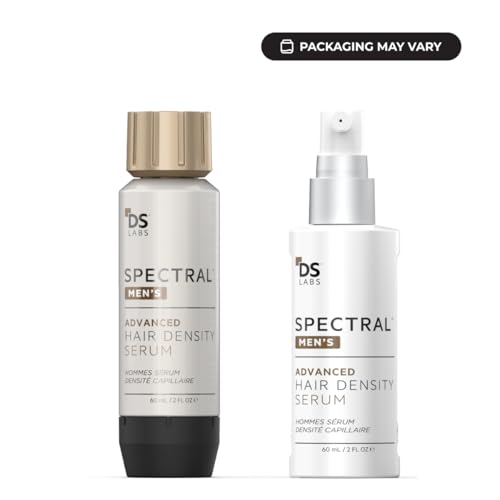 DS Labs Spectral Men’s Hair Density Serum (formerly Spectral.DNC-N) - Lightweight Leave-In for Fuller Looking, Thicker Looking Hair, Fast Absorbing, Non-Greasy, For All Hair Types, 60mL (3 Pack)