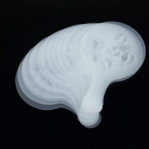 Dr. Oetker Stampini a Forma di Uovo con 4 Stencil Decorativi, per Biscotti e Biscotti (Colore: Argento, Bianco), quantità: 1 Set da 5 Pezzi : Dr. Oetker