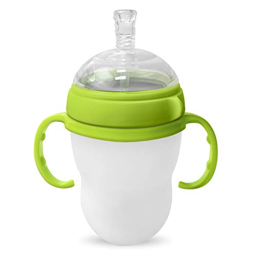 Straw Sippy Cup Transitional Nipple Kit for Comotomo Baby Bottles, 5 oz and 8 oz - Thumbnail 4