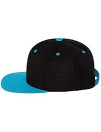 Yupoong 6089MT Classic Snapback Pro-Style Wool Cap by Flexfit Two Tone - One Size (Black/Teal)