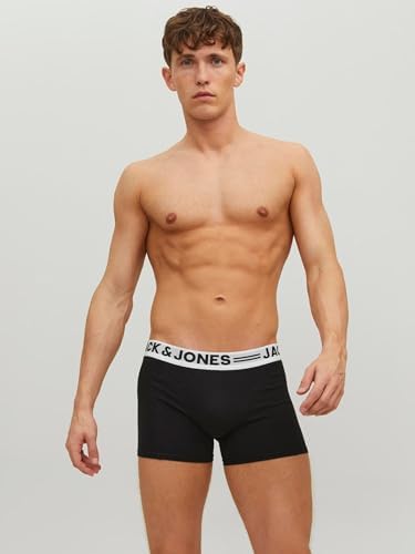 Homme Sense Trunks 3-pack Boxer, Noir, L EU