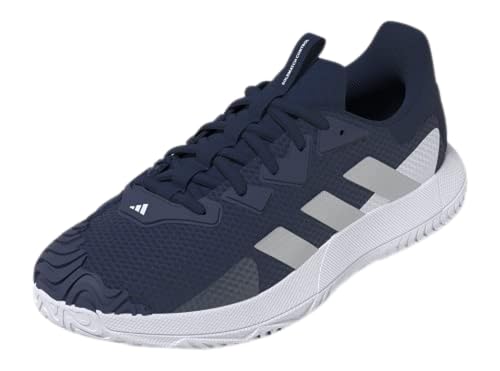 Adidas Shoes - Low (Non Football) Solematch Control M, Team Navy Blue 2/Matte Silver/Ftwr White, HQ8440, 6