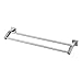 KES Towel Bar, Bathroom Shelf Double Rod 24 Inch Brushed SUS 304 Stainless Steel Wall Mount Rack Contemporary Style, A2202-2