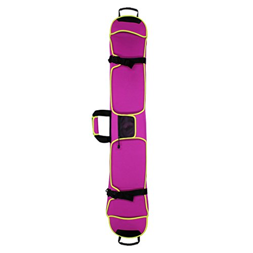 New Snow Board Skiing Ski Snowboard Bag Holdall Carry Case Shoulder Bag 145cm - Rose Red, 145cm