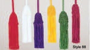 White Rayon Tassle Cincture 144" long (Abbey Brand Style #88)