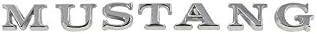 MACs Auto Parts 44-45505 - Mustang Pin Type Trunk Lid Letter Set
