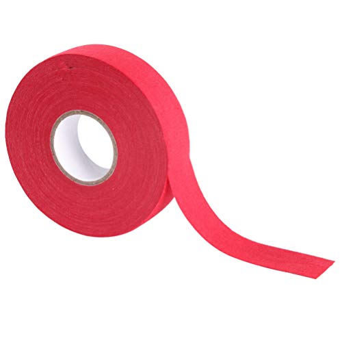 image for EALER Red Ice Hockey Sticks Cloth Tape Men Boys Tennis Athletes 1 Inch
