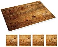Abbott Collection 1281-PP/Dock Assorted Wood Engraved Mat