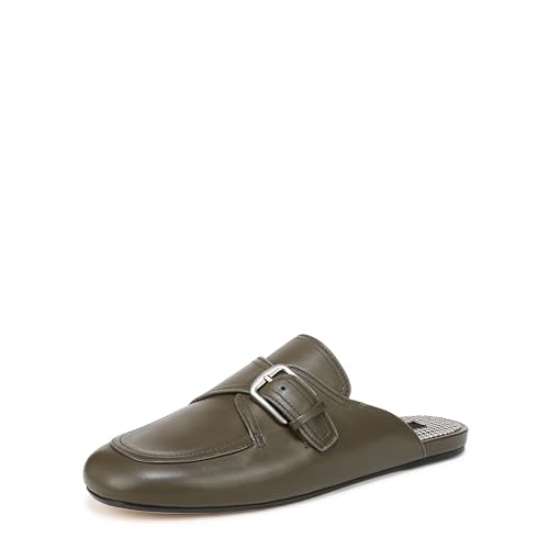 Vince Womens Minetta Mule/Clog Shoes, Militare, 5, Medium