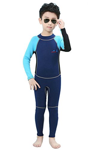 2mm Neoprene Wetsuit for Kids Boys Girls One Piece Swimsuit