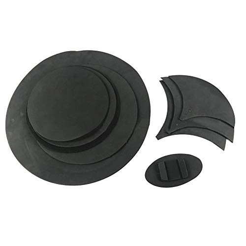 UKSAT 10pcs Drum Silencer,Drum Practice Pad Rubber Foam Mute Silencer Set Drum and Cymbal Mute Pack Bass Drums Quiet Sound Off - Thumbnail 3