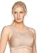 Glamorise Women's Full Figure No Bounce Plus Size Camisole Wirefree Back Close Sports Bra #1066
