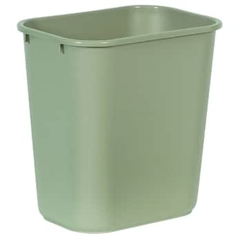 Rubbermaid Commercial 2956 LLDPE 281/8 Quart Deskside Medium Trash Can