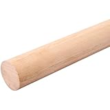 Knape & Vogt 0015-8OK John Sterling Heavy Duty Closet Rod, 96 by 1-5/16-Inch, Oak,