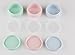 VNDEFUL 3 Pcs 5ML Plastic Empty Powder Case Make-up Loose Powder Puff Box Container With Sifter and Lids,3 Color (Pink,Blue and Green)