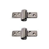 Hoffen (Set of 2 Boat 316 Stainless Steel Oarlock Socket Side Mount Rowlock Socket for 1/2" Shank