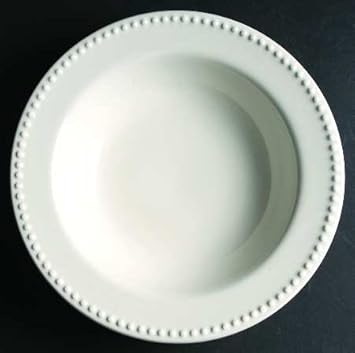 Amazon Com Pottery Barn Emma White Large Rim Soup Bowl Fine