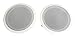 8) NEW PYLE PDIC81RD 8″ 2000W Round Wall And Ceiling Home Audio Speakersthumb 1