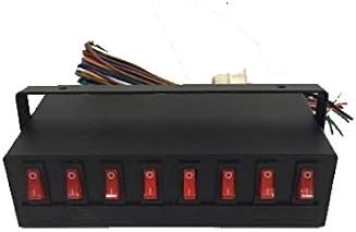 Amazon Com Superior Led Light Switch Box Control Unit Fuse Protection 8 Lighted On Off Switches New Automotive