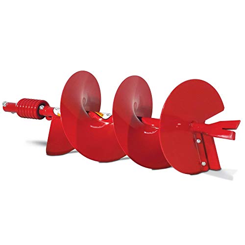 Earthquake Auger Fishtail Point Replaceable Post Hole Digger Bit, 10" & 6" Bits
