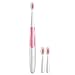 IEnkidu Sonic Electric Toothbrush Waterproof Whitening Prevent Tooth Decay Removes Plaque with 2 Extra Replacement Brush Heads 4 Colors (Pink)
