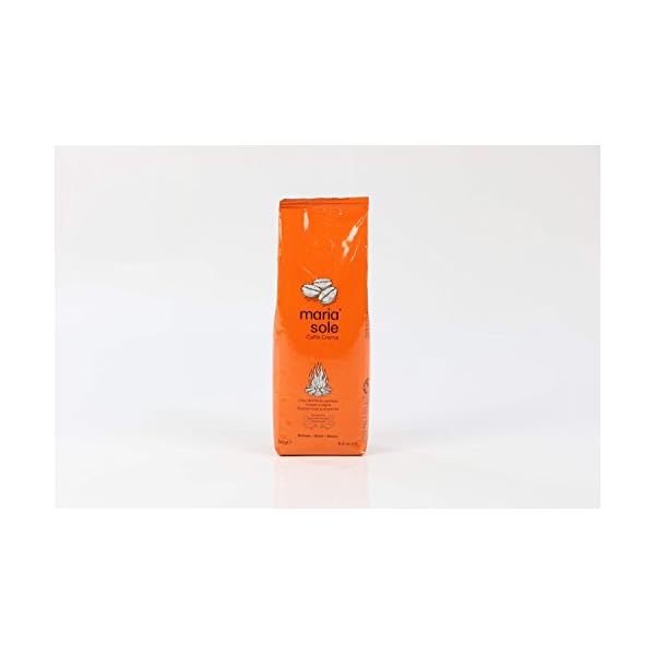 MariaSole Caffè Crema I Premium Kaffeebohnen aus Italien 250g I säurearm I ganze Bohnen 250g