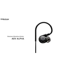 Westone Adventure Series Alpha dentro de oído auriculares de alto rendimiento Negro