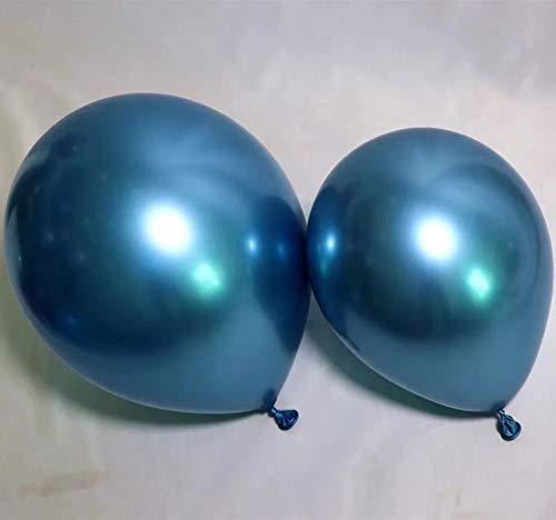 Vilosa Metalic Colorful Ballons for Party and Festival Decorations 50pcs-Pack