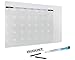 No 8 Wire Provisions Magnetic Dry Erase Board Calendars and Bonus Magnets: Whiteboard 12 Month Calendar Organizer & Planner for Fridge or Office Wall - Plan Weekly Schedule & Family Chores