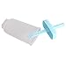 Chichic Popsicle Molds, Ice Pop Maker, Ice Pop Molds, BPA-Free, Repeated Use, Set of 6 (Oval, Sky Blue)