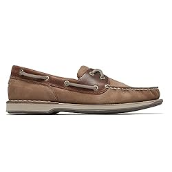 Rockport Men's Perth Shoe, Taupe Nubuck/Beeswax