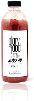 Glory Food The Well-being Crushed Red Pepper for Kimchi, 17oz (10mesh)