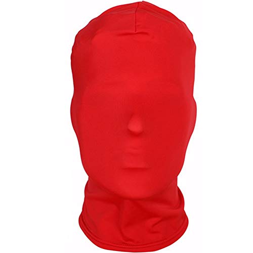 Full Face Bandage Restraints Hood Mask Sex Play SM Bondage Toy Gear Sexy Costume Head Full Cover Role Play Mask Party Halloween Masquerade Masked Tool,A2