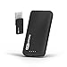 Dual USB Portable Charger - 8,000mAh External Battery Pack - Ultra Slim and Light with Built-in AC Plug and Micro USB Cable - Charges iPhone, Android and More - Pocket Juice by Tzumi