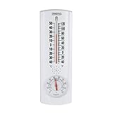 Springfield Vertical Thermometer and Hygrometer (9.125-Inch)