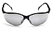 Pyramex Venture Ii Safety Eyewear, Silver Mirror Lens With Black Frame