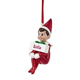 Department 56 Elf on The Shelf Sofia Ornament, 3.74-Inch