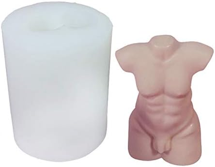Amazon Co Jp 男性と女性の3 Dの人体の体の蝋燭形の芸術の女性の形のシリコーンの蝋燭金型の香りのキャンドル作り ホーム キッチン