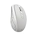 Logitech MX Anywhere 2S Wireless Mouse – Use On Any Surface, Hyper-Fast Scrolling, Rechargeable, Control up to 3 Apple Mac and Windows Computers and laptops (Bluetooth or USB), Light Gray