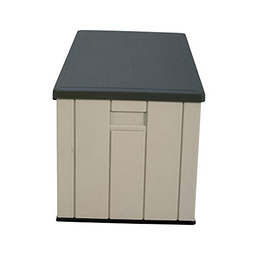 PQXOER Garten und Geräteschrank Außen Storage Box 150-Gallon Allwetter Wasserdichten Outdoor-Locker for Patio Rasen… – Bild 4