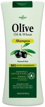 2 bottles of"HerbOlive" Olive oil & Wheat Shampoo for normal hair - 2 x 200ml