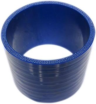 Straight Silicone Joiner 89mm (3.5") 3 Colours Choices, Silicone Coupler (Blue)