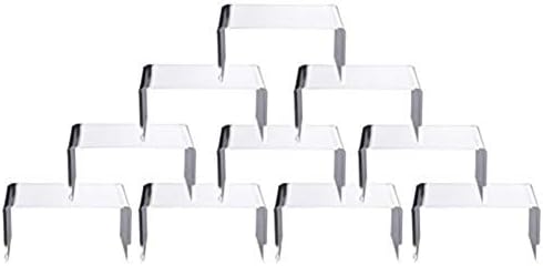 Kbsin212 Clear Acrylic Display Stands Risers - 10pcs Transparent Acrylic Display Stand Jewelry Placement Rack Showcase for Cosmetic Bag Daily Necessities Jewelry
