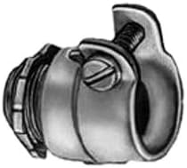 Bridgeport 410 1-Inch Flexible Metal Conduit Squeeze Connector, 10-Pack