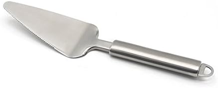 Sunny Qing Flatware Cake Server Stainless Steel Cake and Pizza Cutter Serrated Spatula Flatware Cake Knives Pie Server