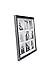 Malden 4x6 9-Opening Collage Picture Frame - Displays Nine 4x6 Pictures - Black