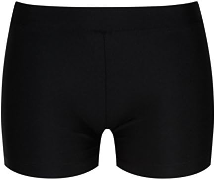 Childrens Nylon Lycra Gym Dance Shorts/Hot Pants