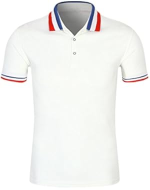 Men's Classic Solid Short Sleeve Performance Polo Shirt T-Shirt