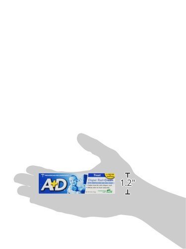 A+D Diaper Rash Cream, Dimethicone Zinc Oxide Cream, 4 oz (113 g) (Pack of 4)