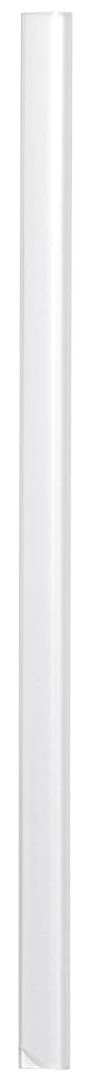 Durable A4 Spine Bar 3mm Transparent - Pack of 50 - Quick and Easy Binding for Unpunched Documents - Holds Up to 30 A4 Sheets